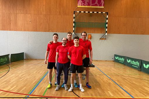 Das Team der Uni leipzig bei den Deutschen Hochschulmeisterschaften im Tischtennis 