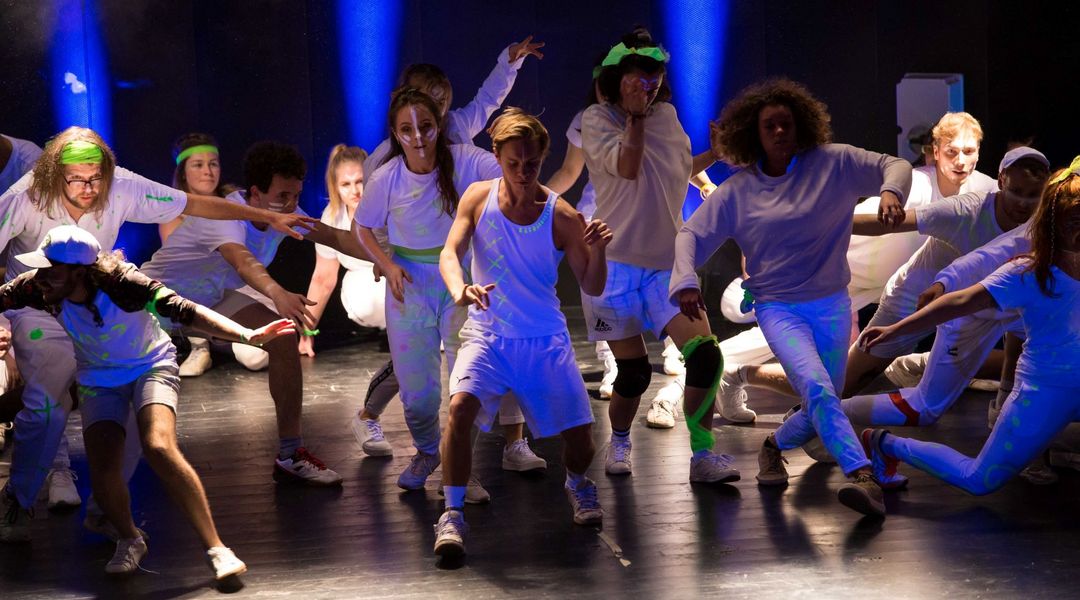 Hip Hop Streetdance tanzende Menschen